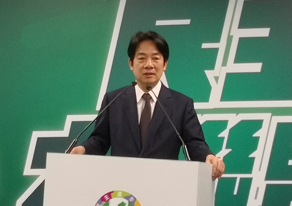 兼任民進黨主席的副總統賴清德24日下令全黨必須以身作則、風行草偃，要立下最高標準回應社會的期待。(劉玉秋 攝)
