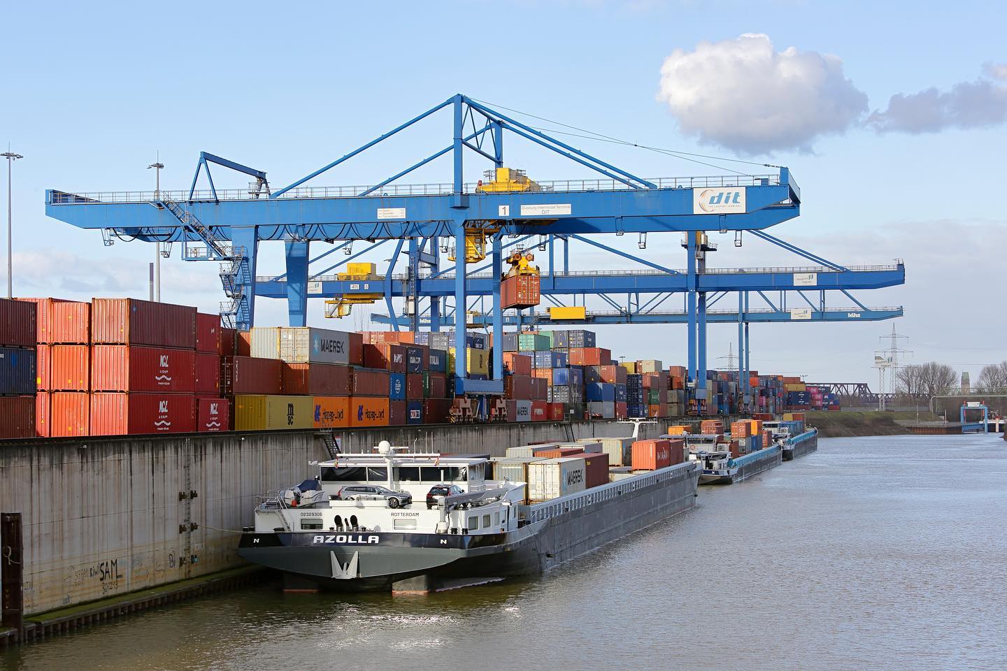 德國杜伊斯堡(Duisburg)擁有全球最大的內陸港，曾瘋狂擁抱中資而被稱為「中國城」，現在，官員們正努力擺脫這個稱號。(FB@duisport - Der Duisburger Hafen)