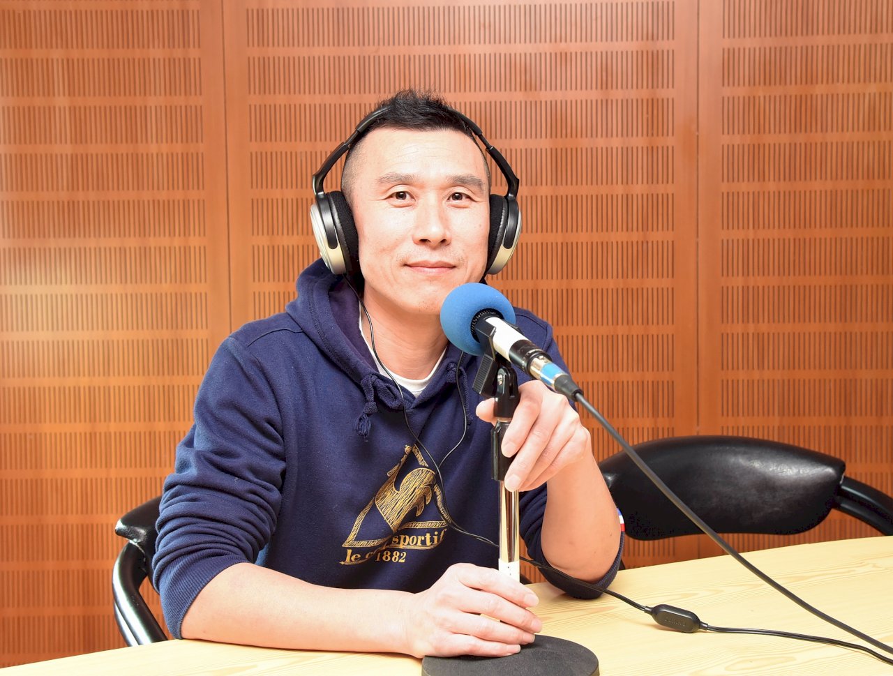 八旗文化總編輯富察(李延賀)。(RTI資料照片)