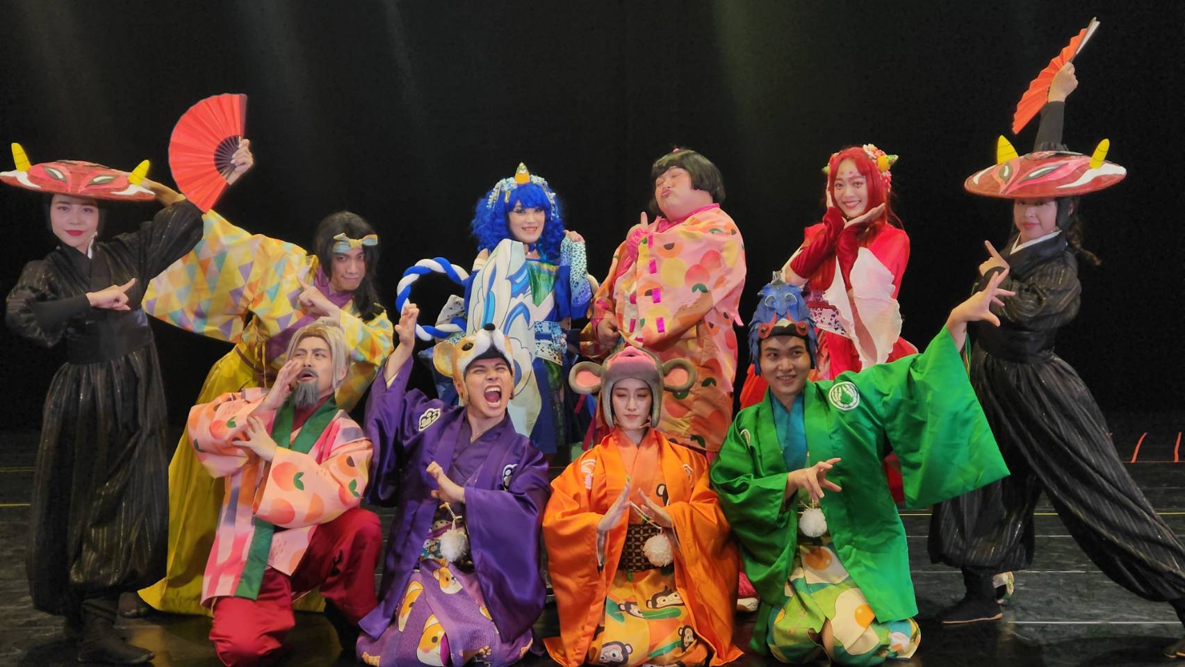 愛樂劇工廠成立20週年，今年首度找來編劇導演王慕天合作，打造一齣充滿濃濃日本風的《青鬼好朋友》親子音樂劇。(江昭倫 攝)