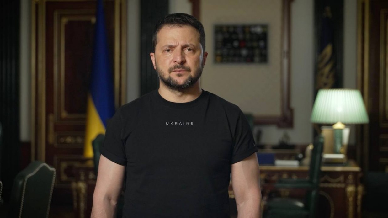 烏克蘭總統澤倫斯基(Volodymyr Zelenskiy)。 (圖:烏克蘭總統府)