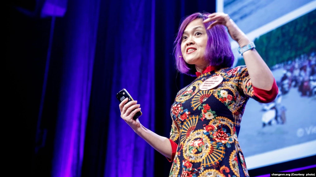 越南環保人士黃氏明紅(Hoang Thi Minh Hong)。 (資料照/changevn.org)