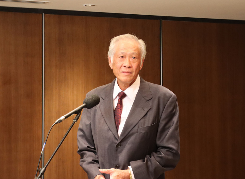 新加坡國防部長黃永宏。 (圖：中央社)