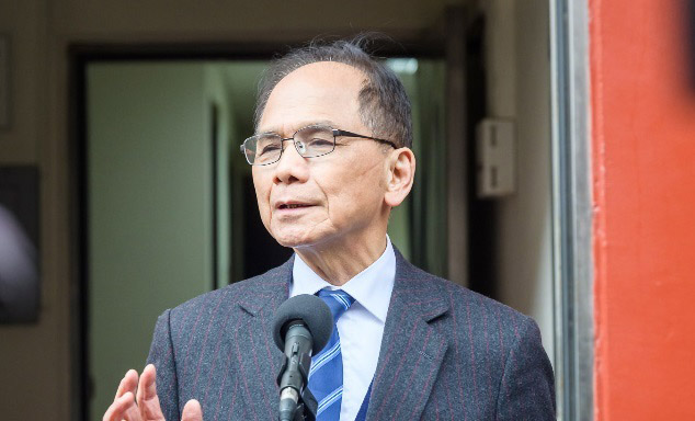 立法院長游錫堃3日在宜蘭受訪時說，性騷擾零容忍，執政黨發生此事非常不應該。(資料照/立法院提供)