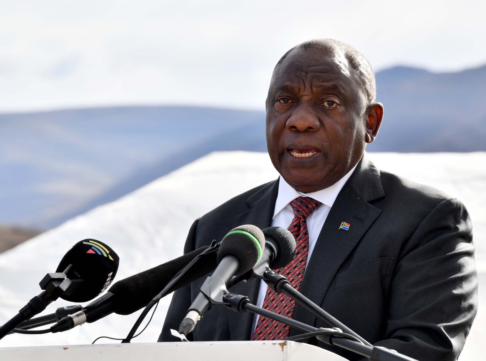 南非總統拉瑪佛沙。(圖:推特@CyrilRamaphosa)