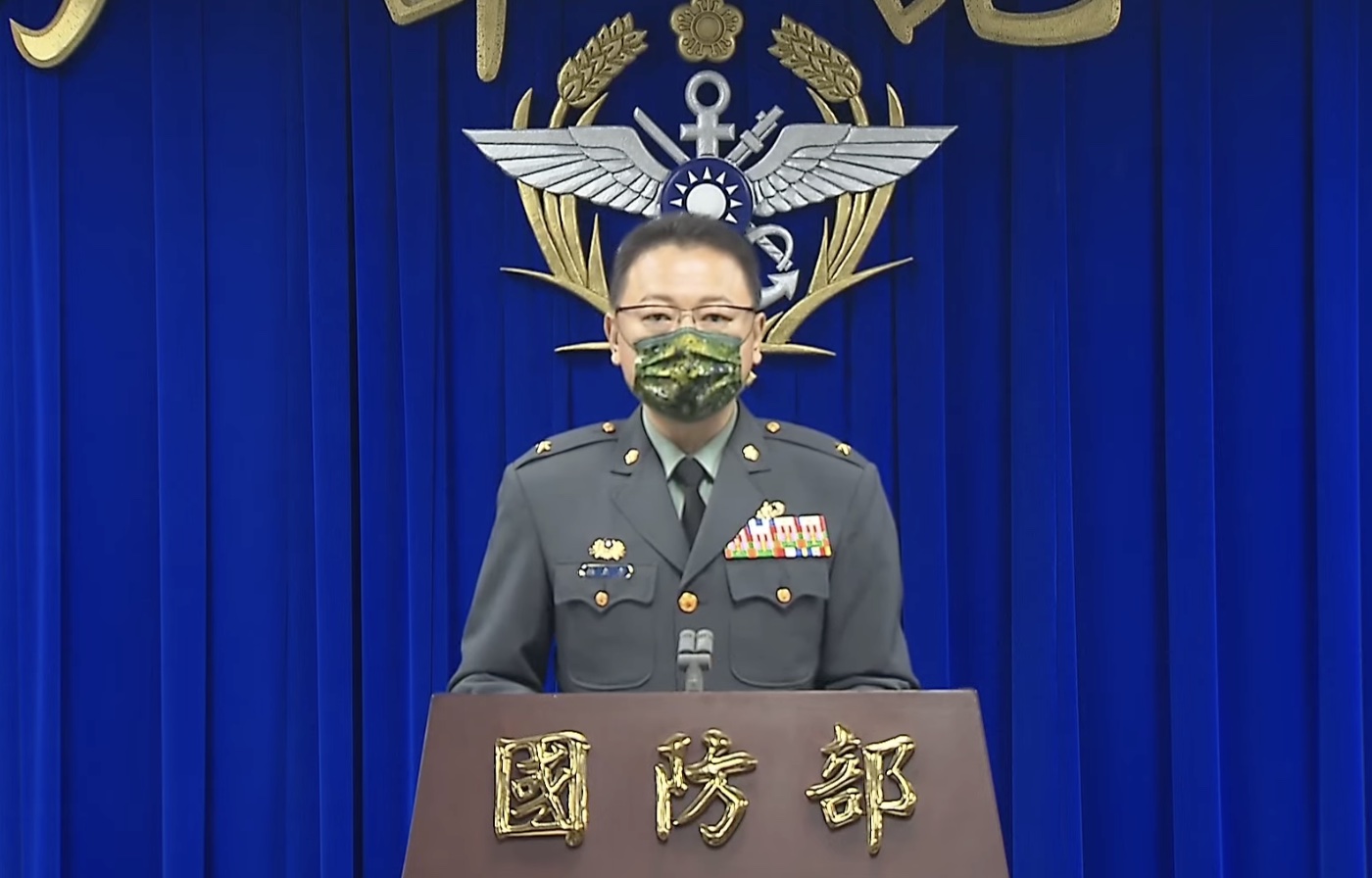 國防部發言人孫立方13日表示，感謝友邦國會的任何善意舉動。(林詠青 攝)