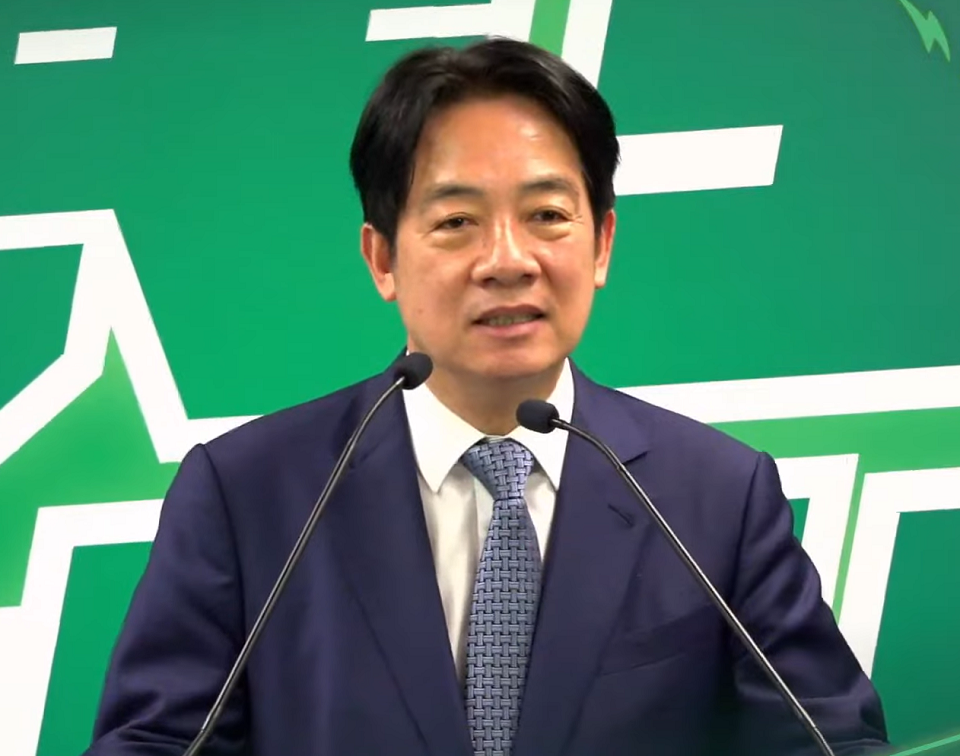 兼任民進黨主席的副總統賴清德表示，台灣能否維持現狀和保有民主自由的生活方式，將取決於如何在民主與專制之間做出正確的選擇。(圖擷自YouTube)