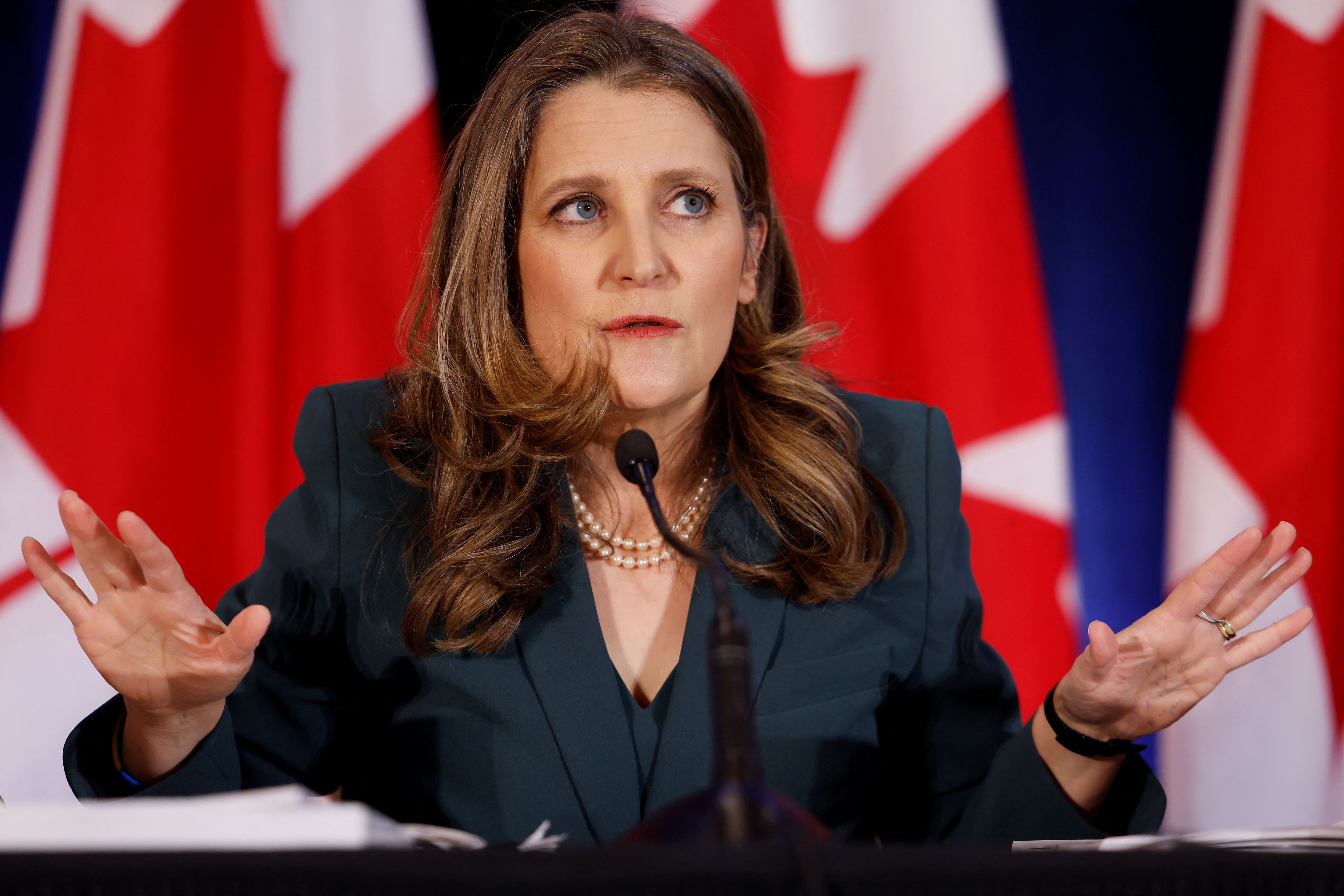 加拿大財政部長方慧蘭(Chrystia Freeland) (資料照片/路透社/達志影像)