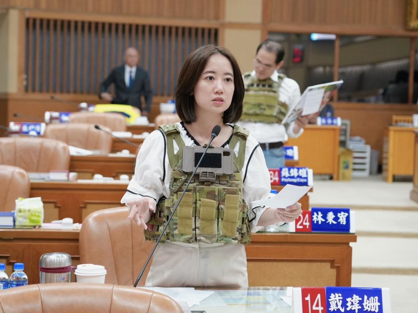 民進黨總統參選人賴清德發言人暨新北市議員戴瑋珊批評，新北市市長侯友宜在幼兒園餵藥案上打數值戰掩蓋過失。(圖:戴瑋珊臉書)