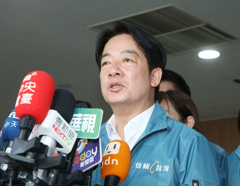 民進黨主席暨總統參選人賴清德 (資料照片/中央社)