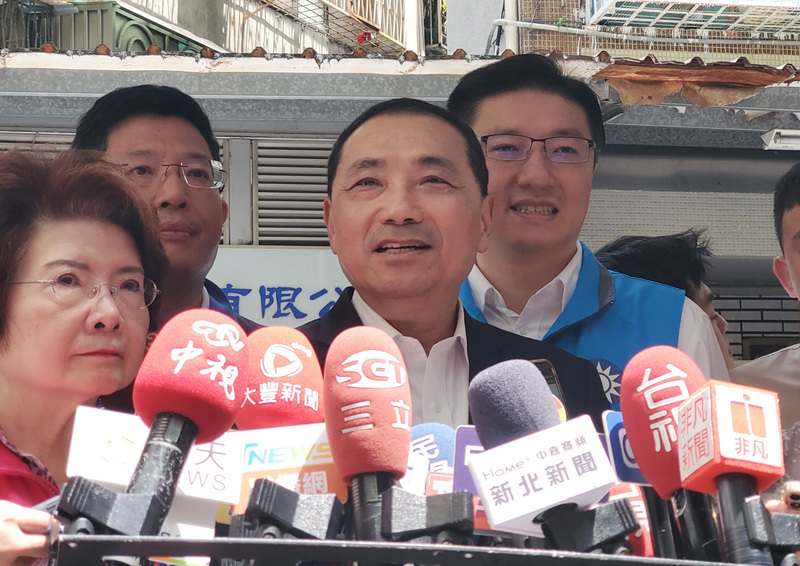 國民黨總統參選人侯友宜3日受訪表示，核一廠只要經過專家評估安全無虞，就會再度啟用。(圖：中央社)