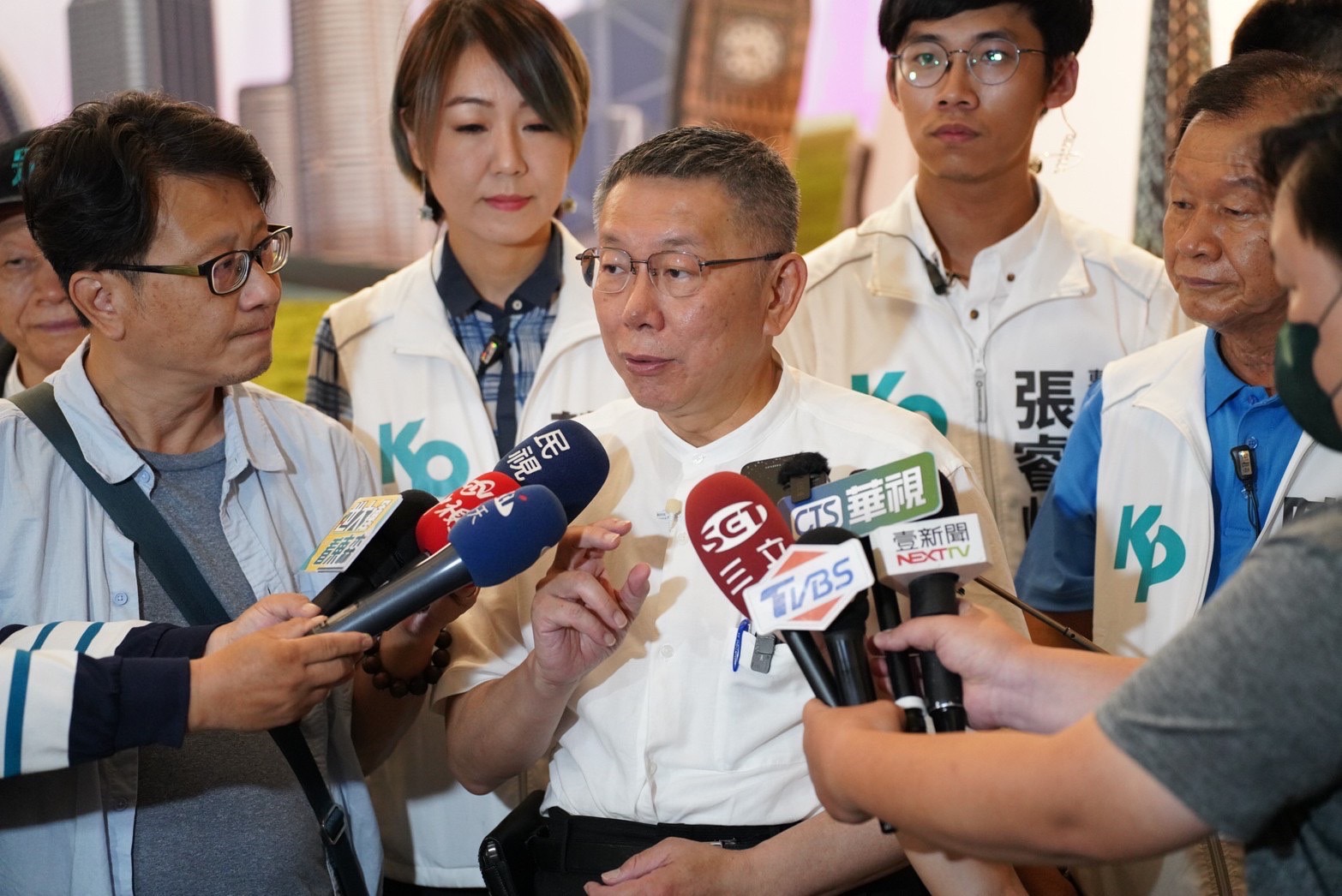 民眾黨總統參選人柯文哲。(民眾黨提供)