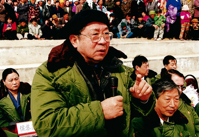 六四天安門事件中開明派中共高官，前中共統戰部部長閻明復。(圖:中華慈善總會官網)