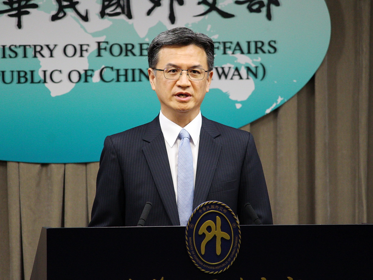 外交部發言人劉永健27日表示，台菲兩國地緣關係密切，都堅定支持印太地區的和平與穩定，並共享民主及法治等價值。(央廣記者王照坤 攝)