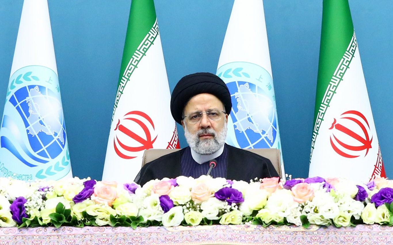 伊朗總統萊希（Ebrahim Raisi）4日出席上合組織會議。 (圖:@Iran_GOV)