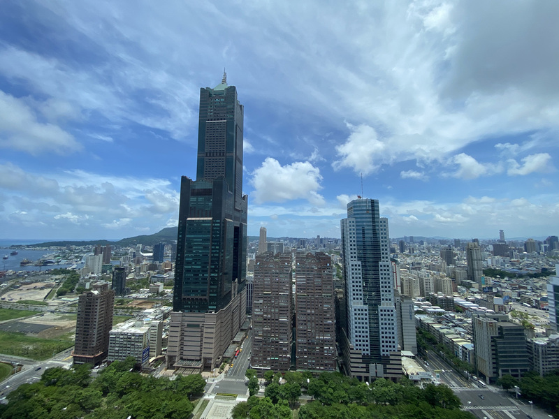 高雄85大樓周邊市景。(資料照/中央社)