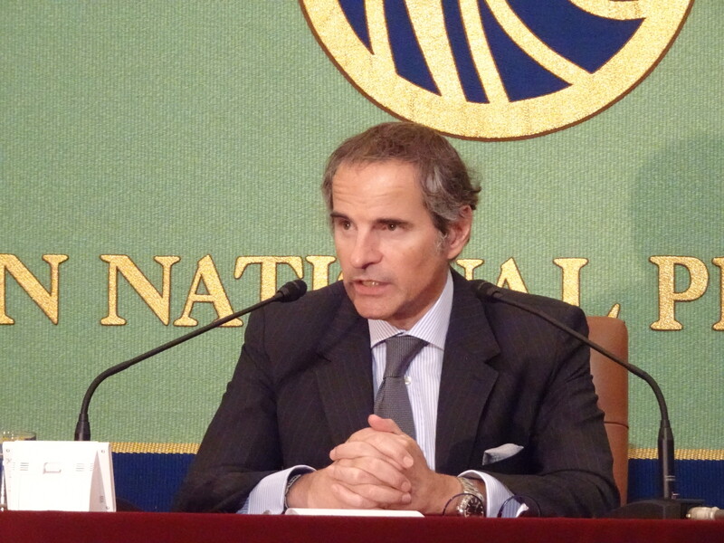 聯合國國際原子能總署(IAEA)署長葛羅西(Rafael Grossi)。(圖：中央社)