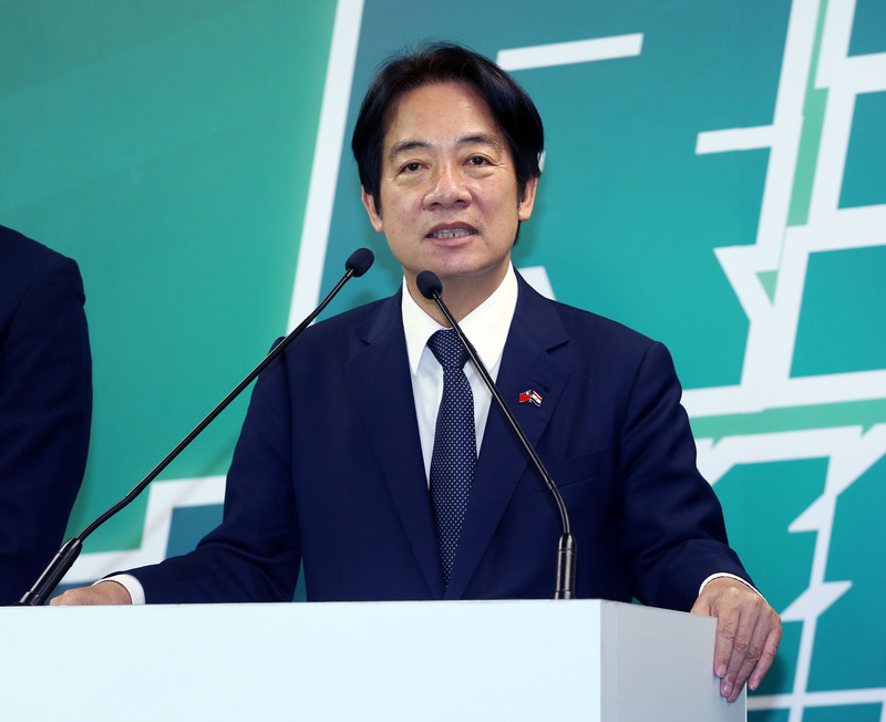 賴清德將赴立院出席民進黨共識營與黨團會議。(圖：中央社)