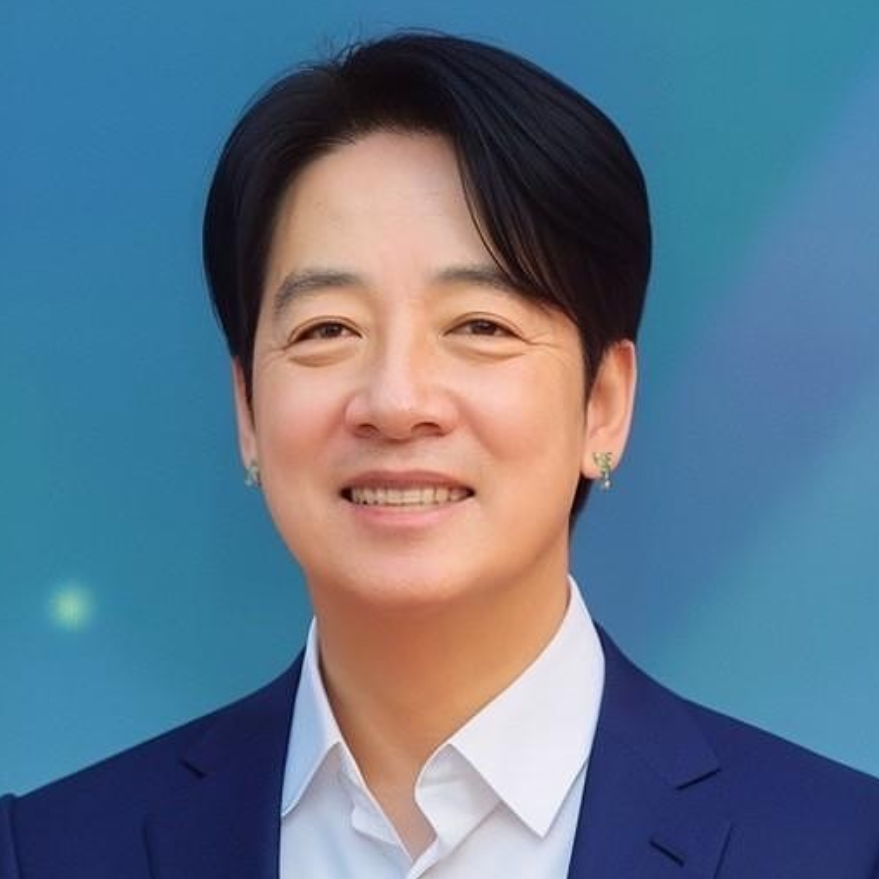 「穿著西裝的青年風格」的AI照片最獲青睞，成為民進黨總統參選人暨副總統賴清德Instagram的大頭貼。(圖擷自william_chingte IG)