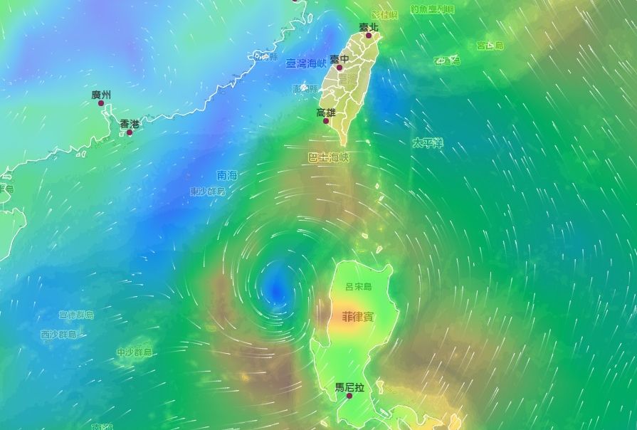 颱風泰利將生成不會侵台。 (圖:中央氣象局)