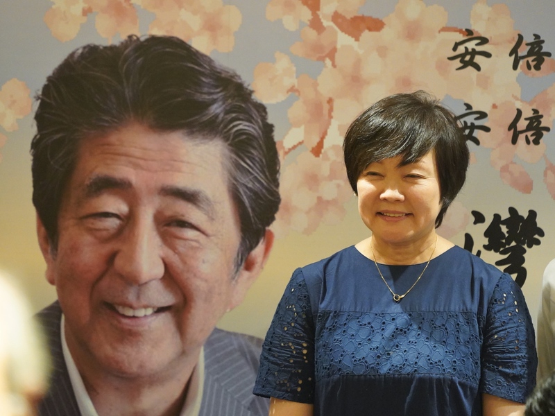日本前首相安倍晉三遺孀安倍昭惠（圖）17日展開為期4天的訪台行程。(圖：中央社)