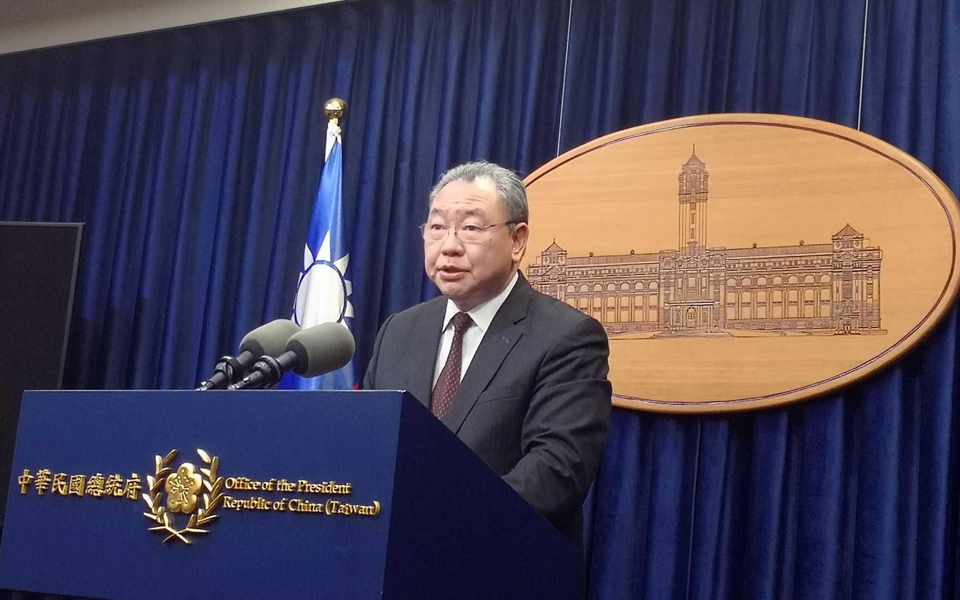 蔡英文總統指派副總統賴清德擔任特使，於8月率團出席巴拉圭共和國新任總統潘尼亞的就職典禮，外交部次長俞大㵢說明出訪初步規劃（劉玉秋攝）