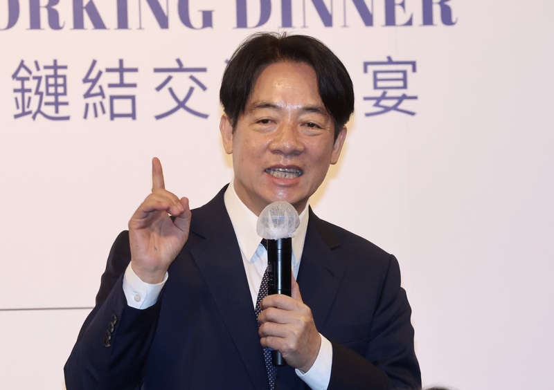 副總統賴清德18日晚上出席馬來西亞台商會活動。(圖：中央社)