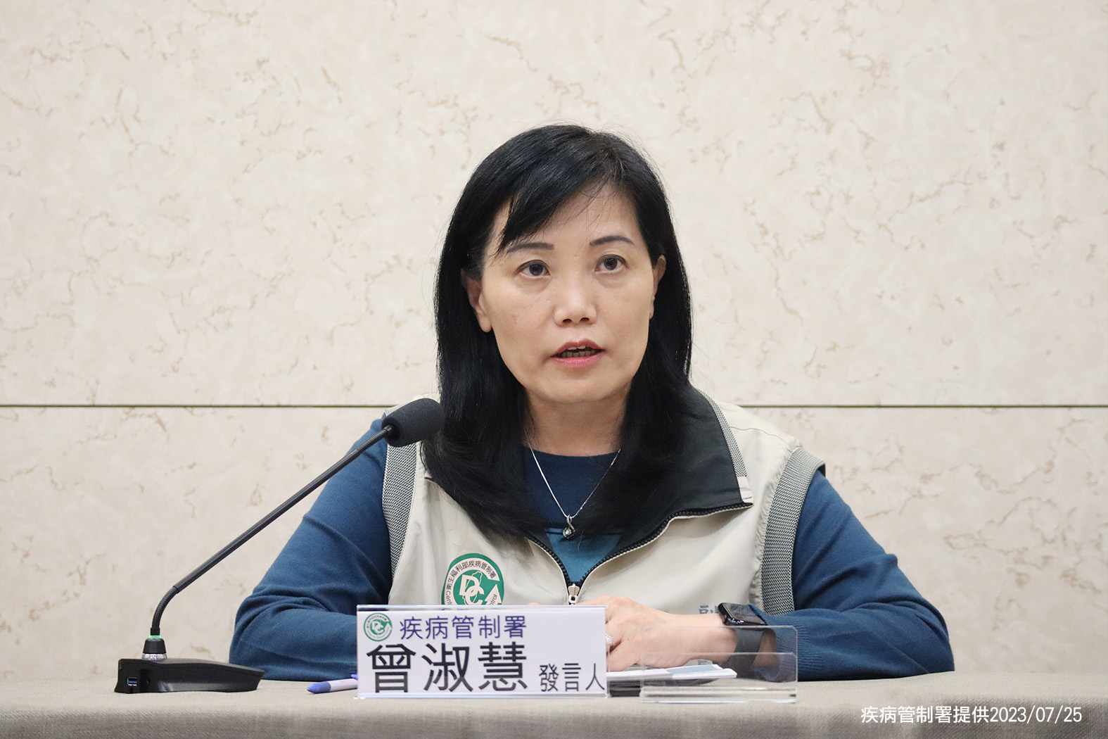 疾管署發言人曾淑慧。(疾管署提供)