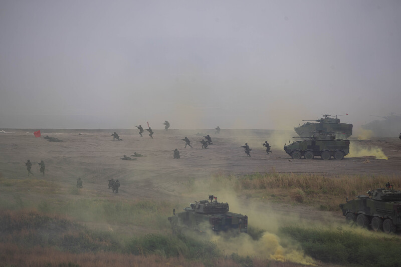圖為國軍漢光39號實兵演習。資料照。(圖：中央社)