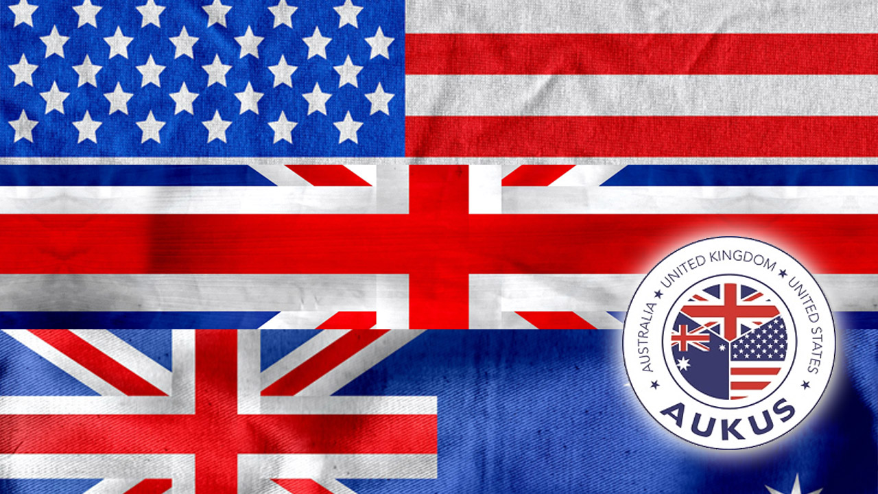 美國、英國、澳洲聯合成立「軍事安全合作夥伴關係」(AUKUS)。(合成圖/翻攝自Pexels.com)