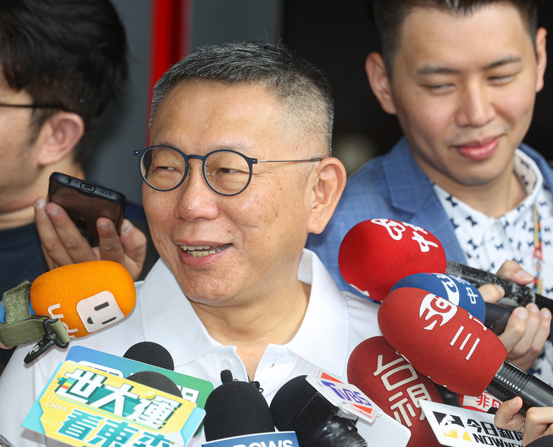 台灣民眾黨總統參選人柯文哲  (資料照/中央社)