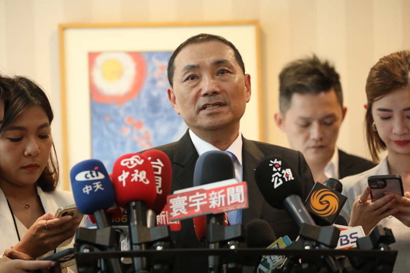 國民黨總統參選人侯友宜表示，黨內面對這些枝枝節節的問題，唯有團結一致，才能贏得勝選。(圖：中央社)