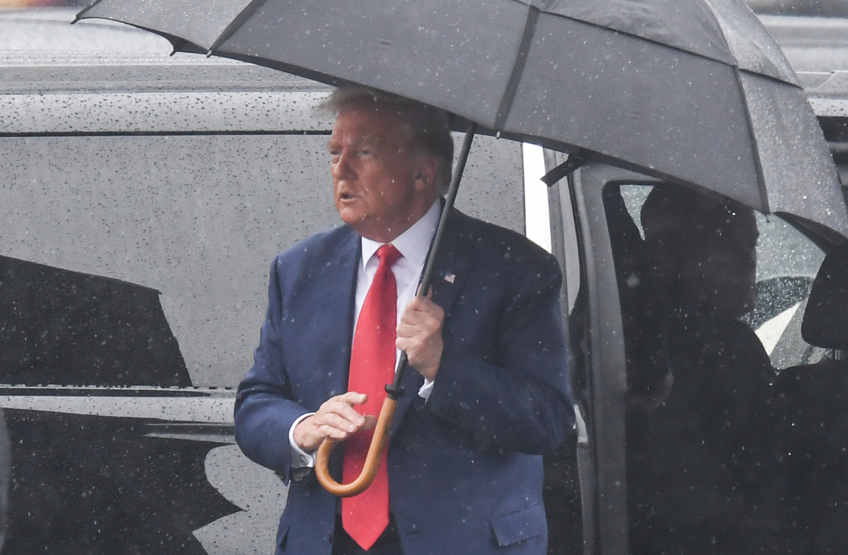 美國前總統川普(Donald Trump)又有新的法律危機。資料照片。 (AFP)