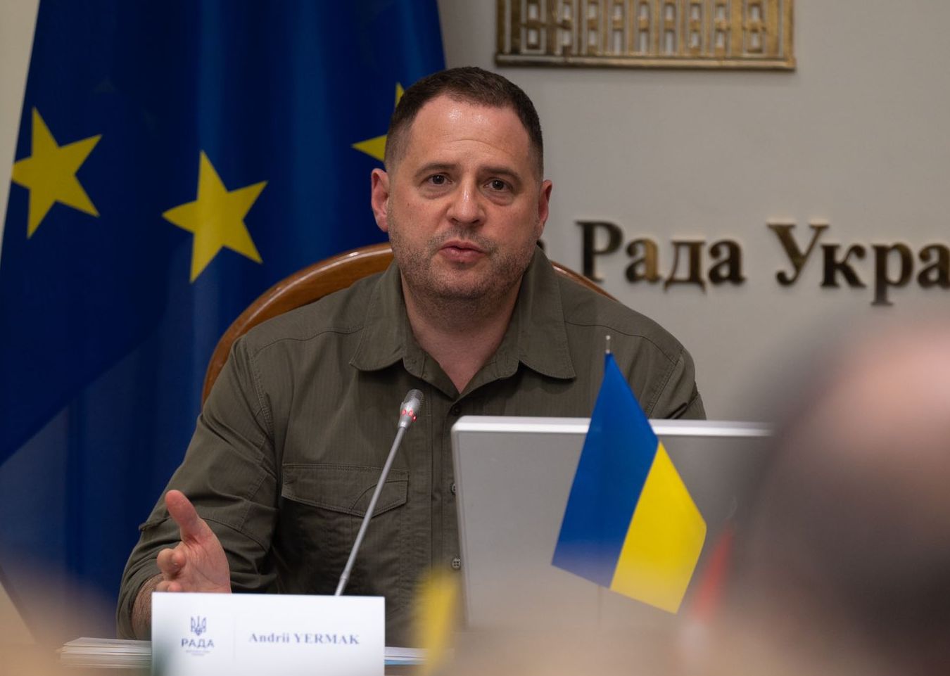 烏克蘭總統幕僚長葉爾馬克(Andriy Yermak)。 (圖:@AndriyYermak)