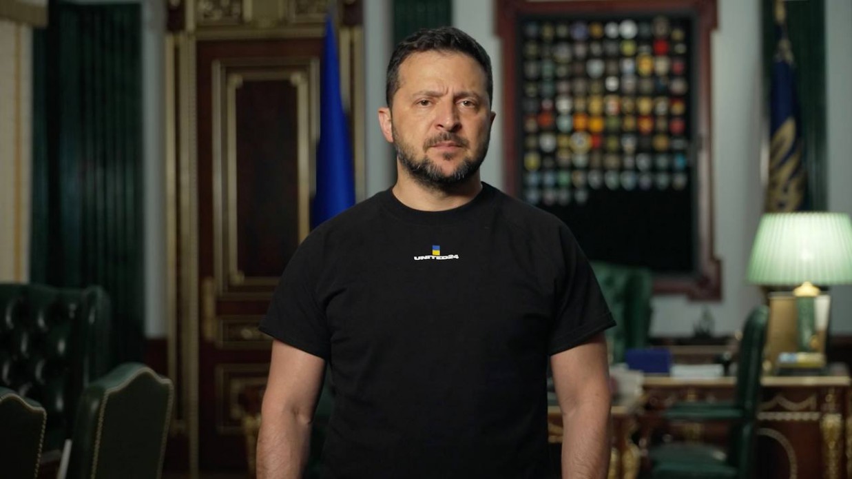 烏克蘭總統澤倫斯基(Volodymyr Zelenskiy)。 (圖:烏克蘭總統府)