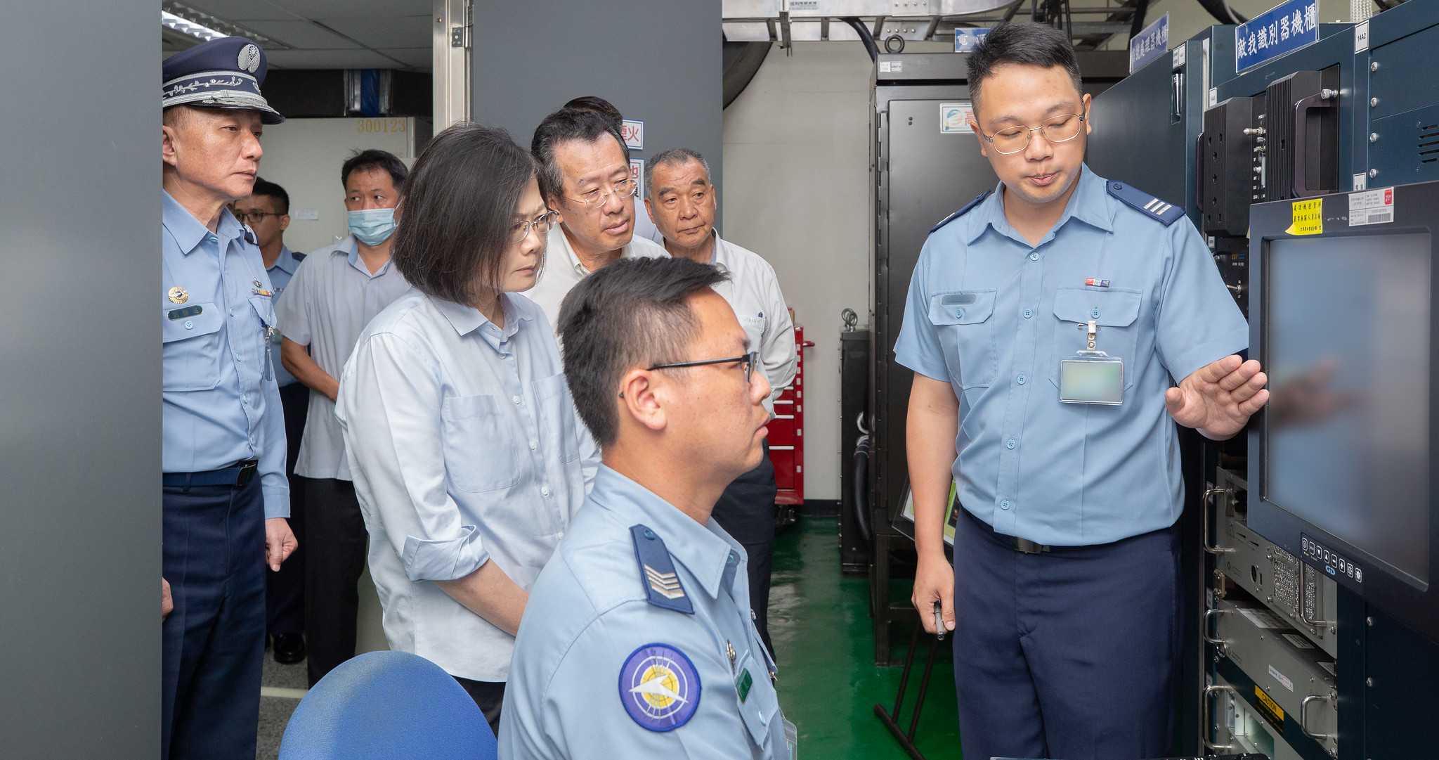 蔡英文總統14日前往花蓮視導佳山基地。(圖：總統府Flickr)