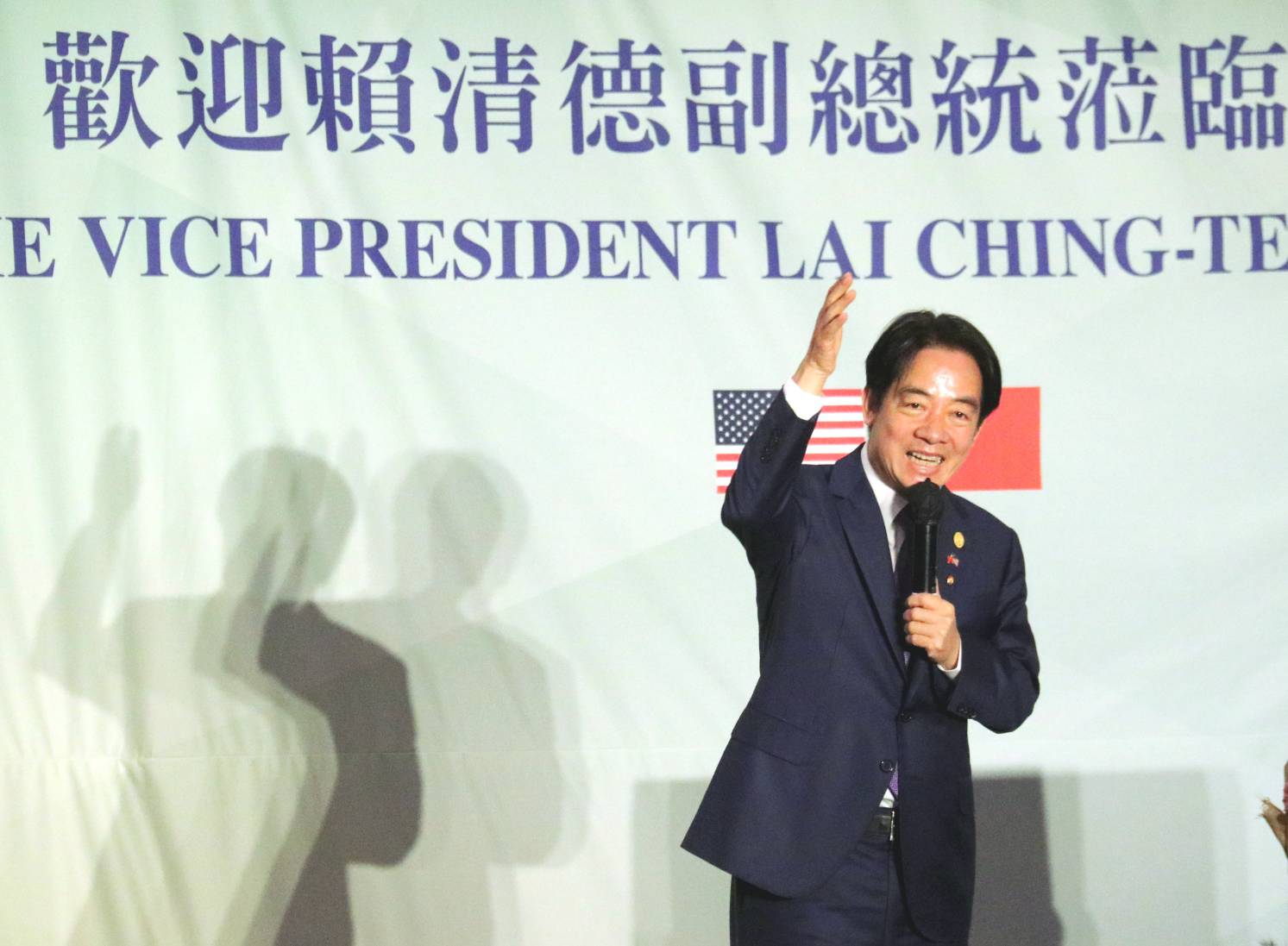 副總統賴清德於美西時間16日晚間在舊金山舉行僑宴，表示要努力將台灣打造成亞洲的矽谷。(歐陽夢萍 攝)