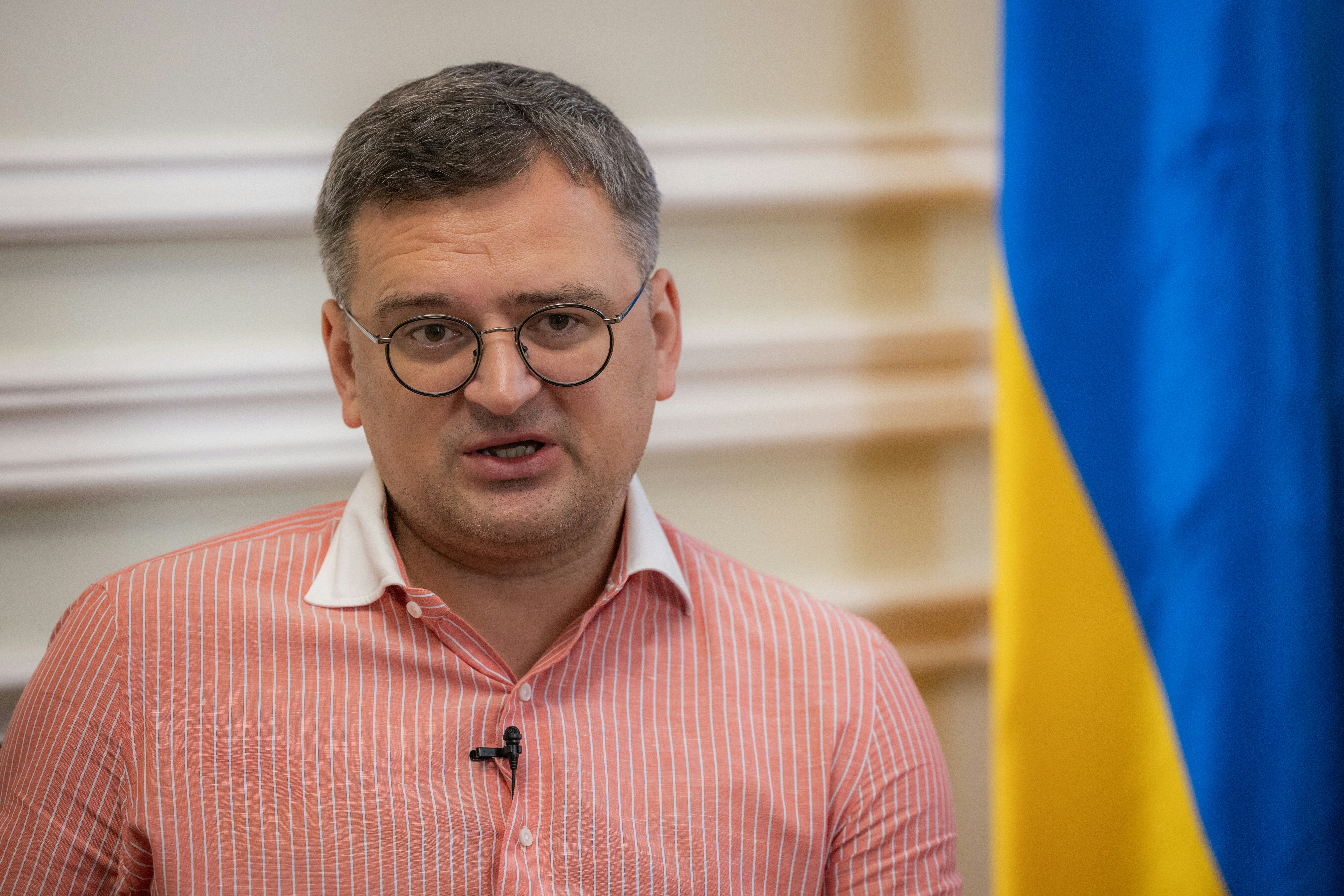 烏克蘭外交部長庫列巴(Dmytro Kuleba)。(AFP)