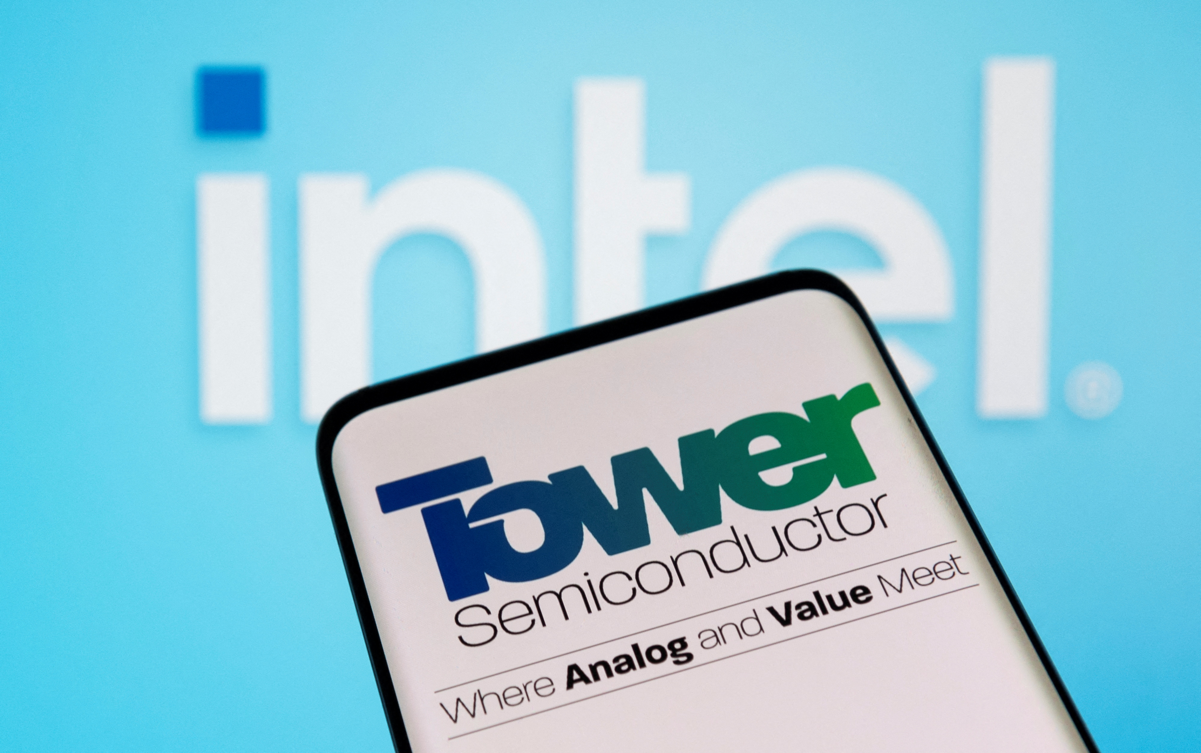 美國英特爾(Intel)收購高塔半導體(Tower)案，因中國監管單位拒核准而破局．（路透社/達志影像）