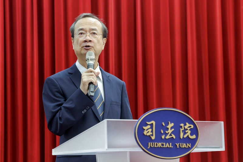 司法院長許宗力。(圖：中央社)