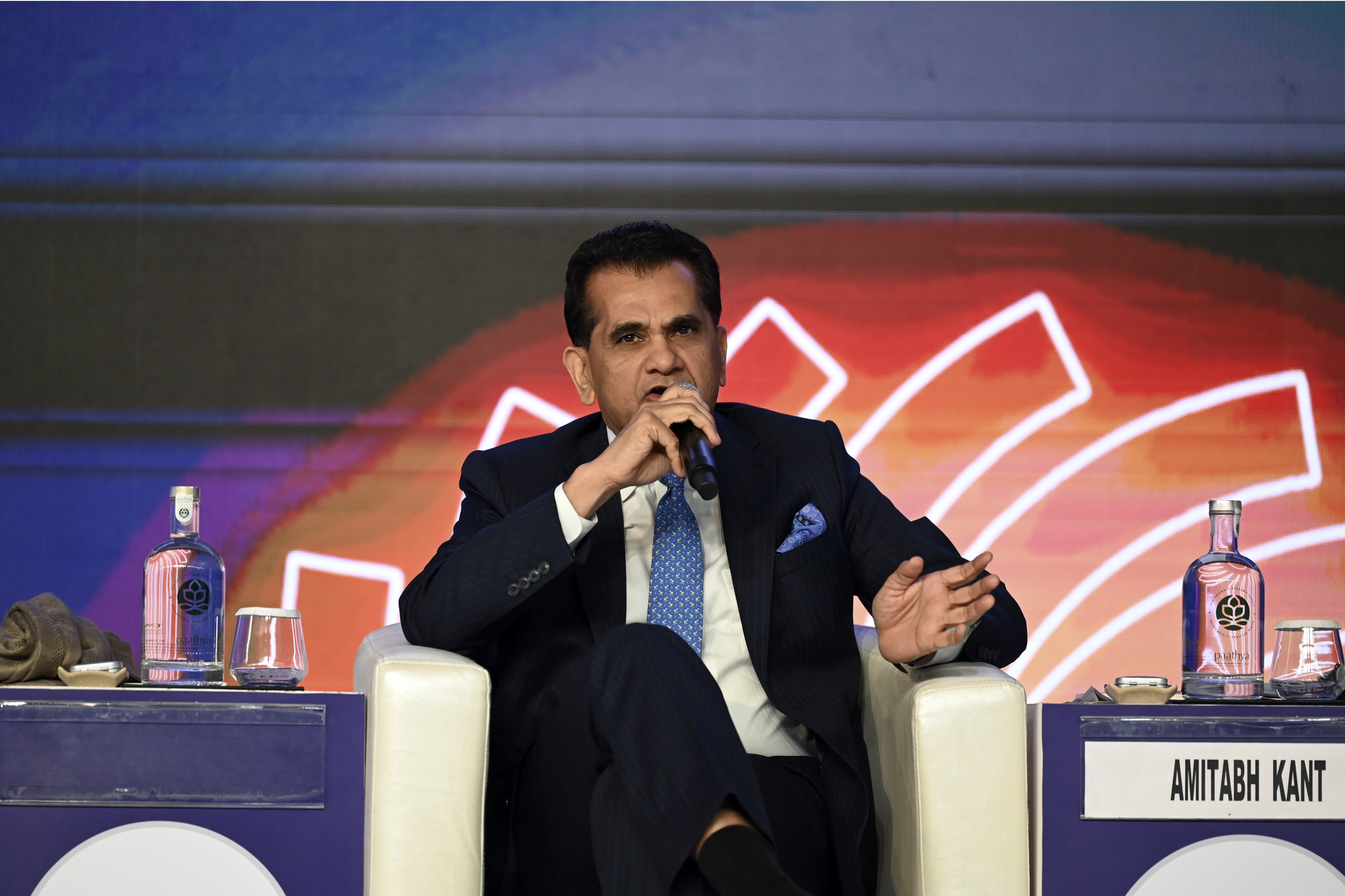 20國集團(G20)峰會印度談判代表康特(Amitabh Kant)。(AFP)