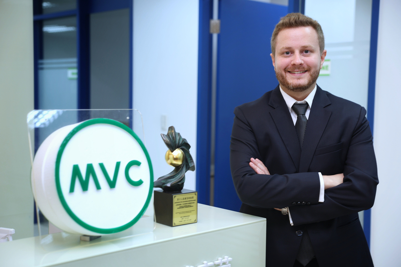 高端疫苗將COVID-19疫苗技術授權給世界衛生組織（WHO）計劃單位COVID-19技術獲取池（C-TAP），30日在高端台北辦公室舉行說明記者會。圖為國際事業發展處副總裁唐克漢（Paul F.Torkehagen）。中央社記者王飛華攝  112年8月30日 (圖：中央社)