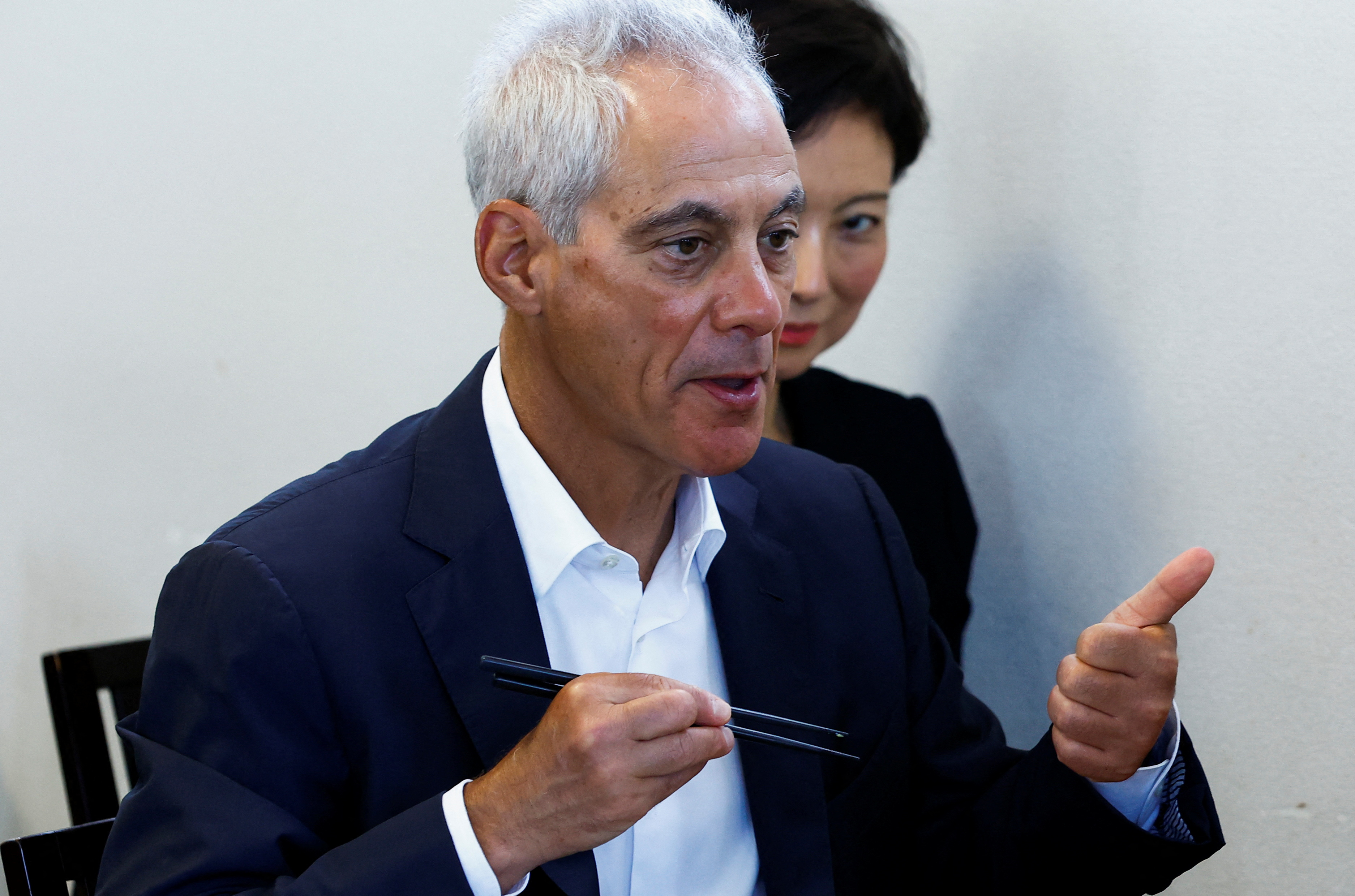 美國駐日本大使易曼紐(Rahm Emanuel)。(路透社/達志影像)