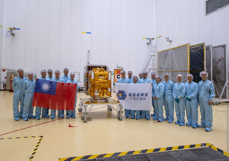 台灣首顆自製氣象衛星獵風者（TRITON）將在台灣時間10月9日於法屬圭亞那，再次嘗試發射任務。（資料照片/ Arianespace / ESA / CNES提供）(圖：中央社 )