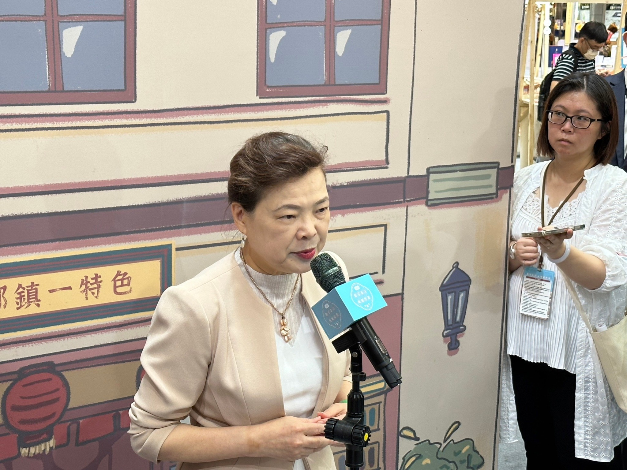 經濟部長王美花。(謝佳興 攝)