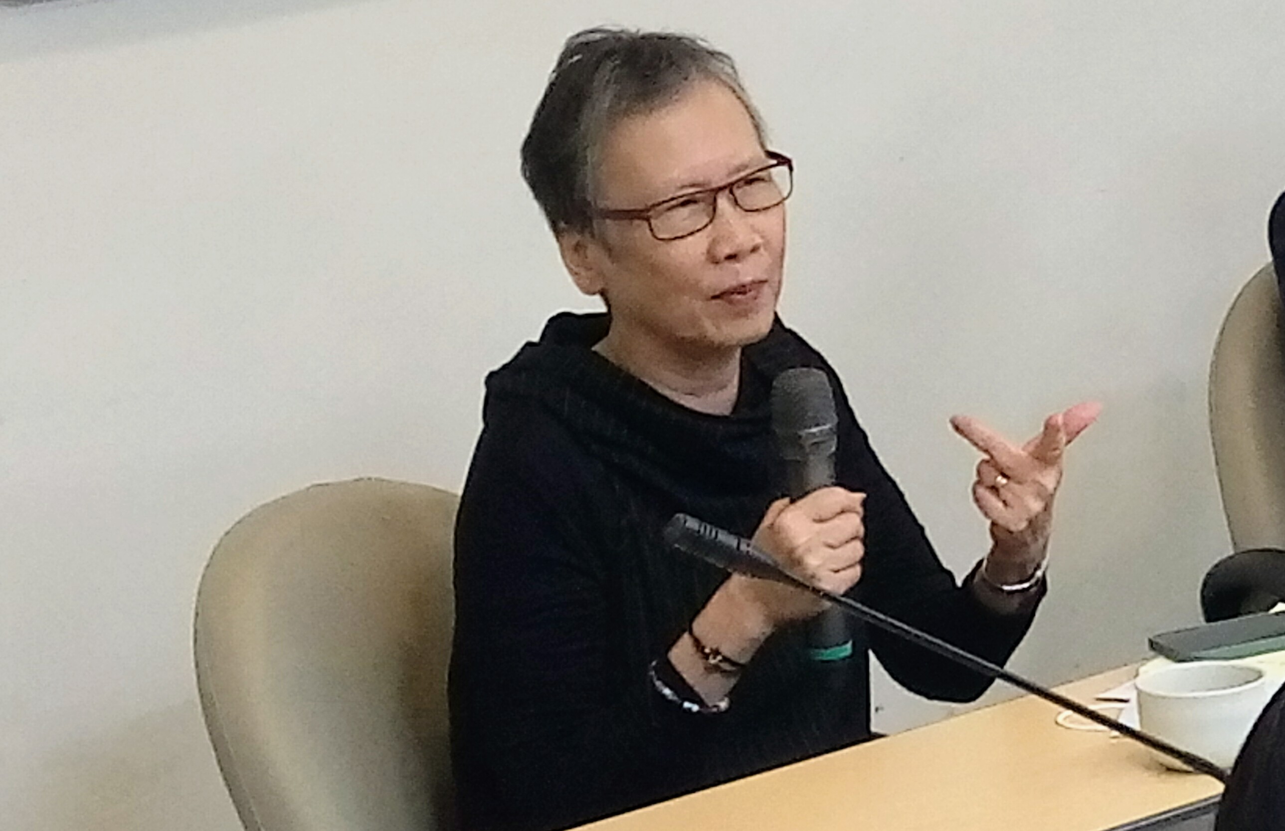 何重嘉談外公汪精衛。(資料照／陳國維 攝)