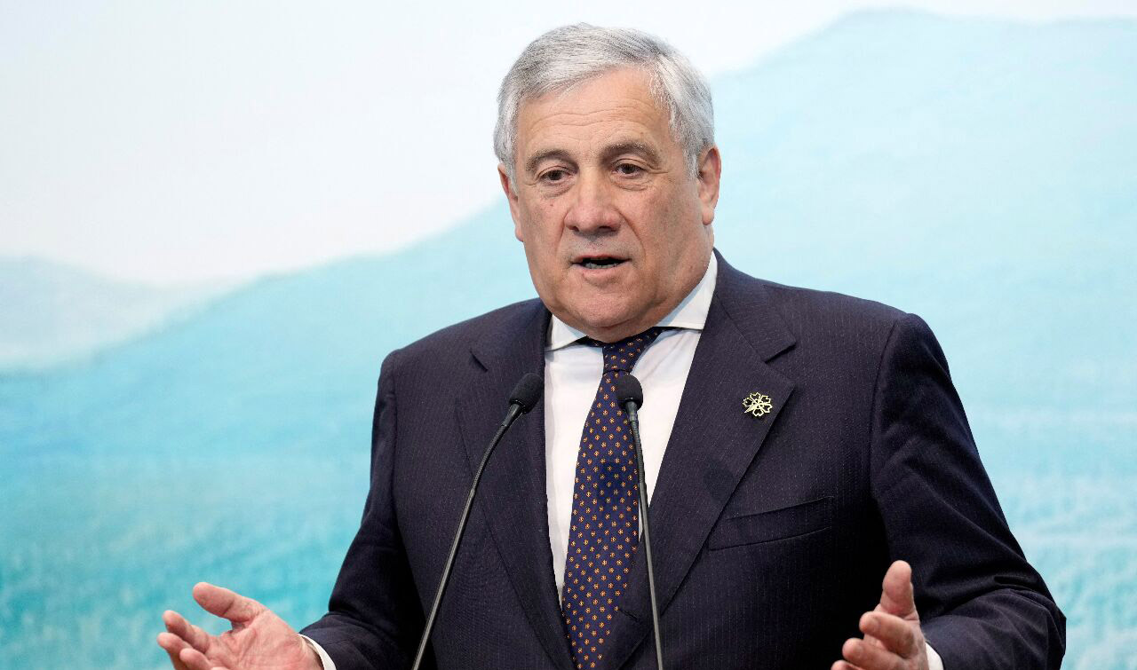 義大利外交部長塔加尼(Antonio Tajani)。(資料照/AFP)