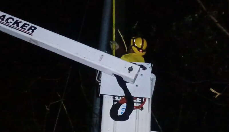 小犬颱風搗亂 竹市深夜近3千戶停電台電搶修。示意圖。 (圖：中央社)