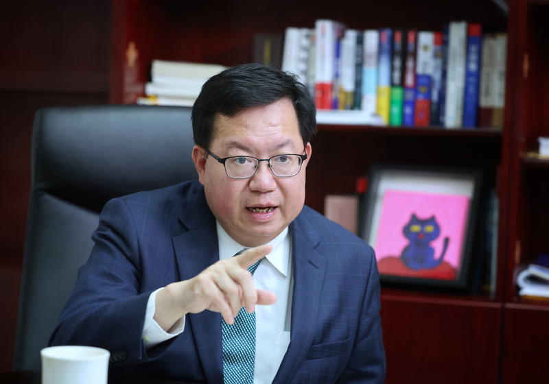 行政院副院長鄭文燦指出，風電並不是比較貴的選擇，而是可持續性的選擇。(圖：中央社)