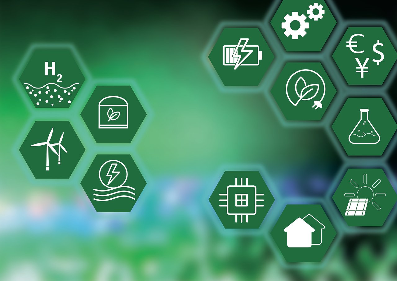 綠色氫氣(Green Hydrogen)。(pixabay圖庫)